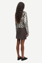 mini light brown skirt