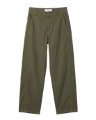 barrel leg green pant