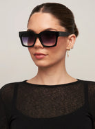large black sunglasses
