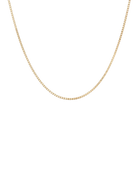 thin gold detailed necklace