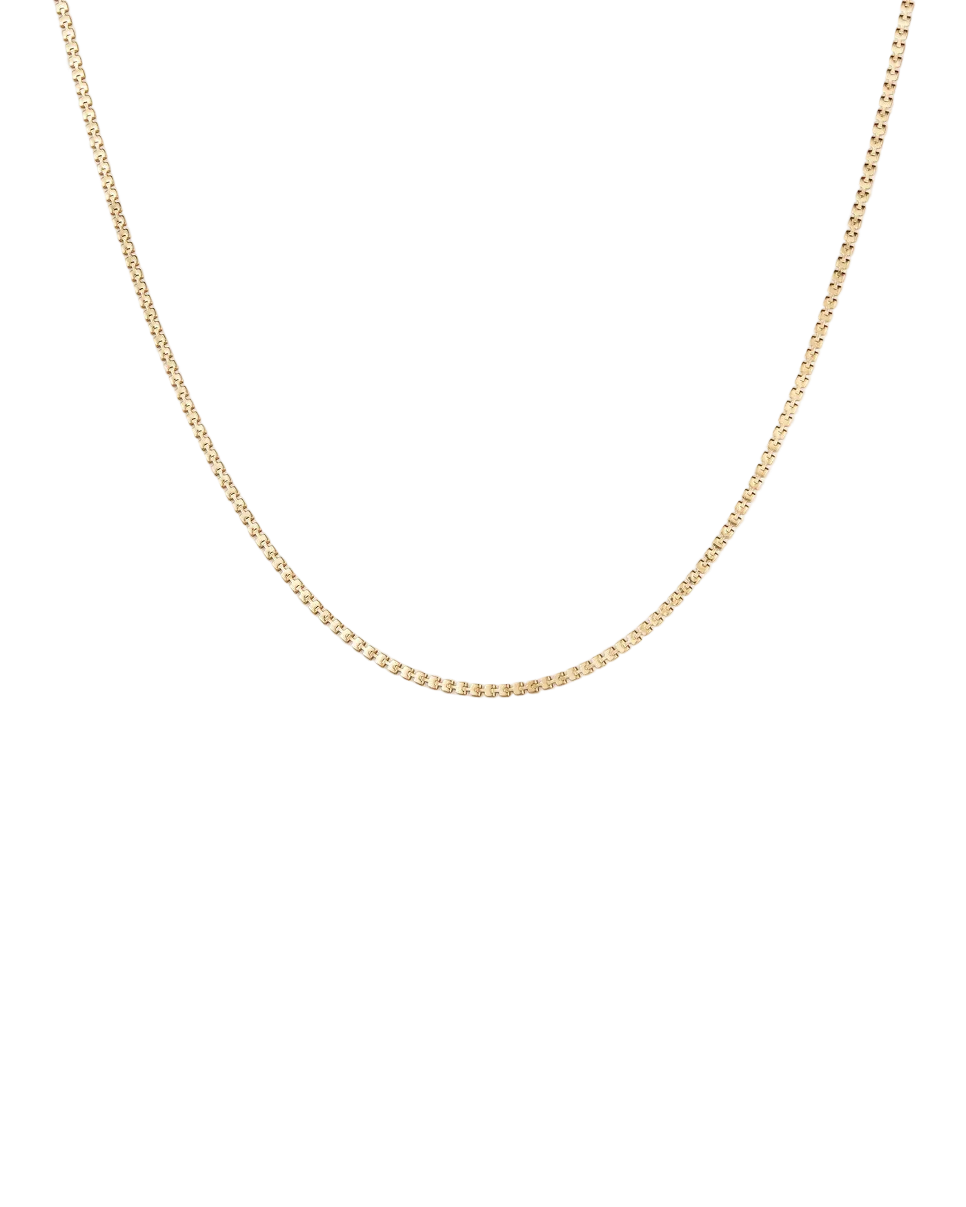 thin gold detailed necklace