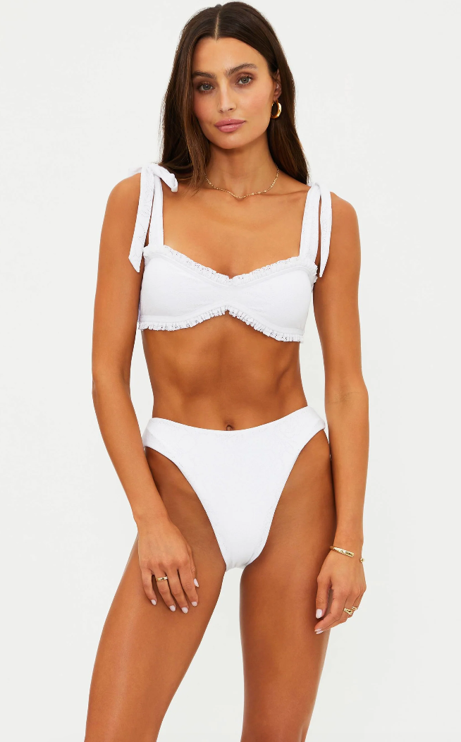 white bikini bottoms