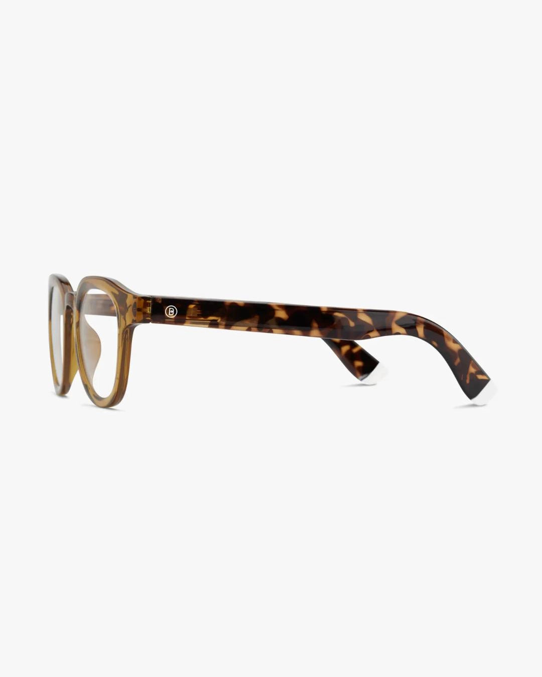 a pair of tortoiseshell round framed eyeglasses for blue light by Barner