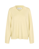 long sleeve pol sweater in yellow
