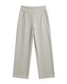 wide leg grey sweatpant