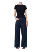dark denim baggy pant