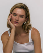 statement knotted silver earrings