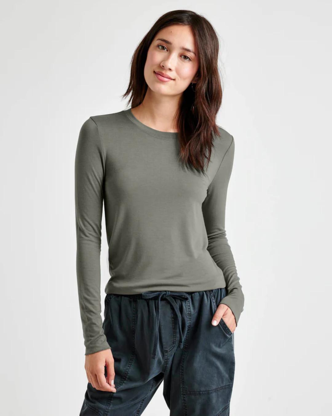 longsleeve shirt in green