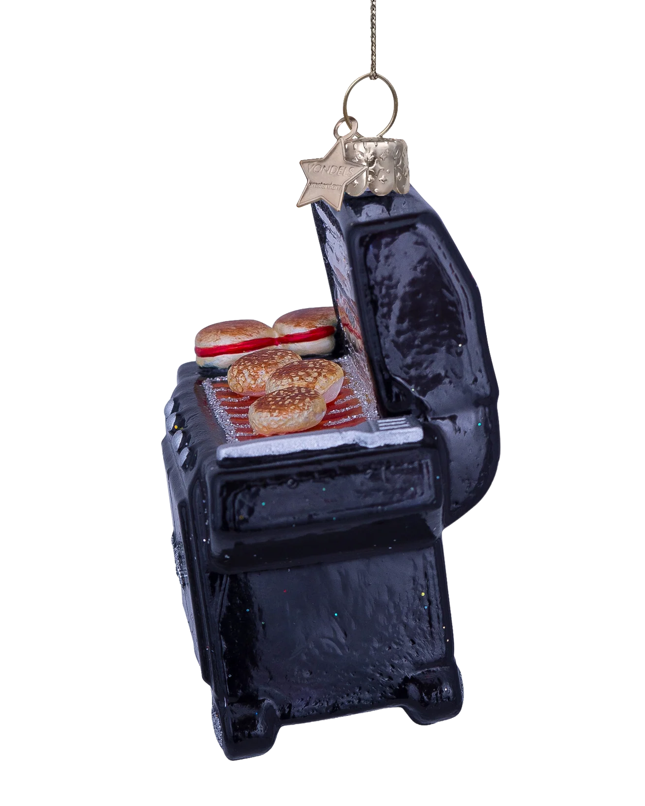 black BBQ ornament