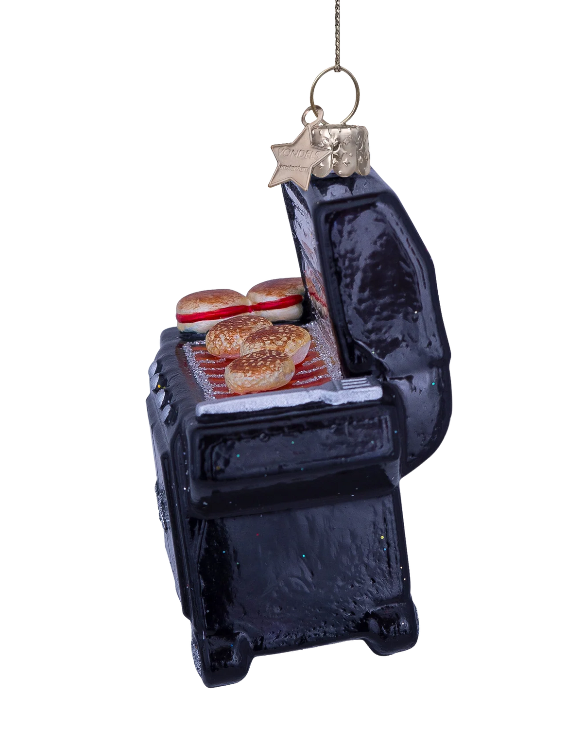 black BBQ ornament