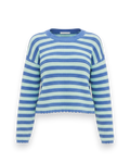 Beach Sweater | Sapphire Sea Stripe
