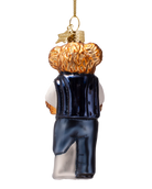 bear ornament golfing