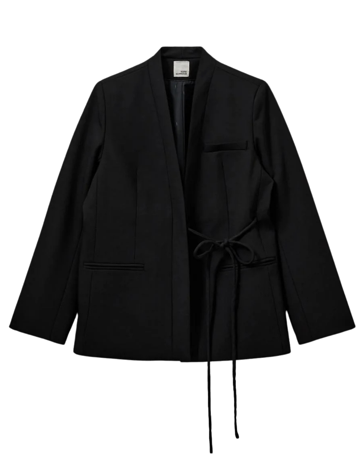 black oversized blazer