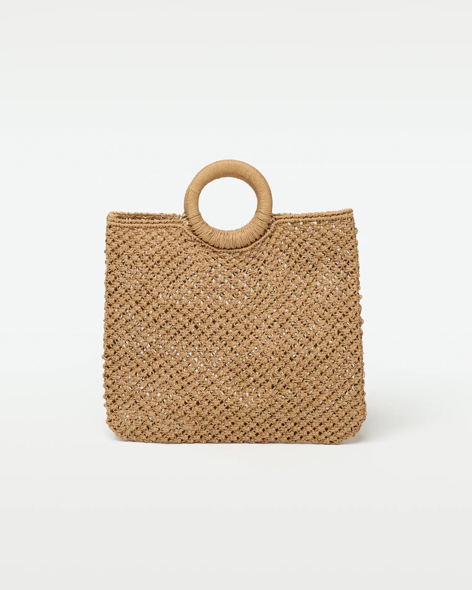natural woven hand bag