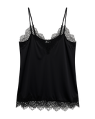 black lace tank top