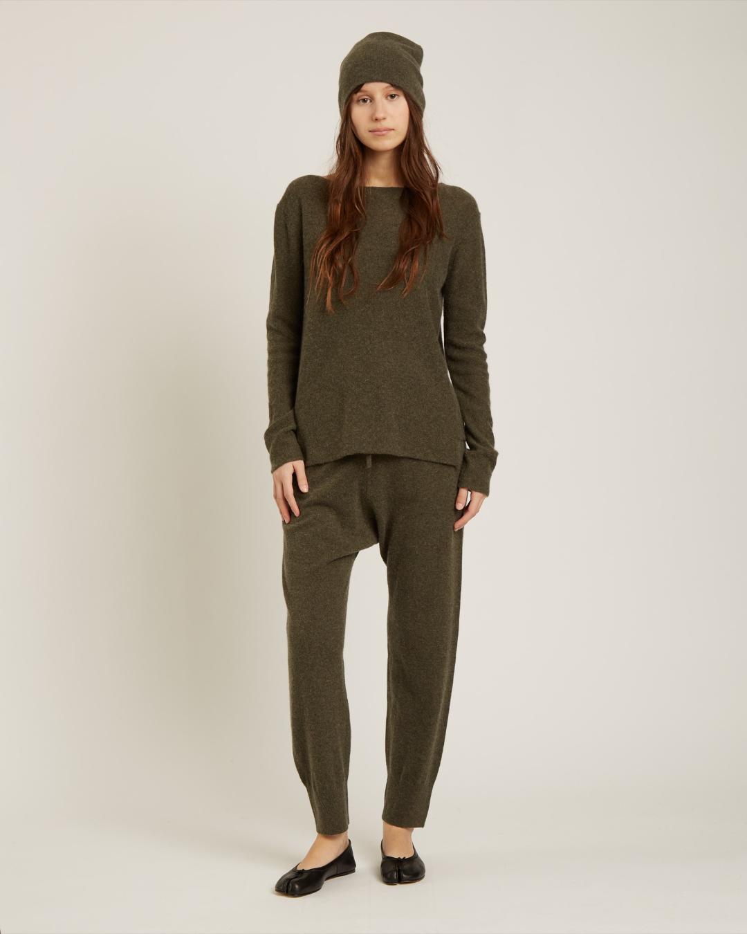 wool sweater in green