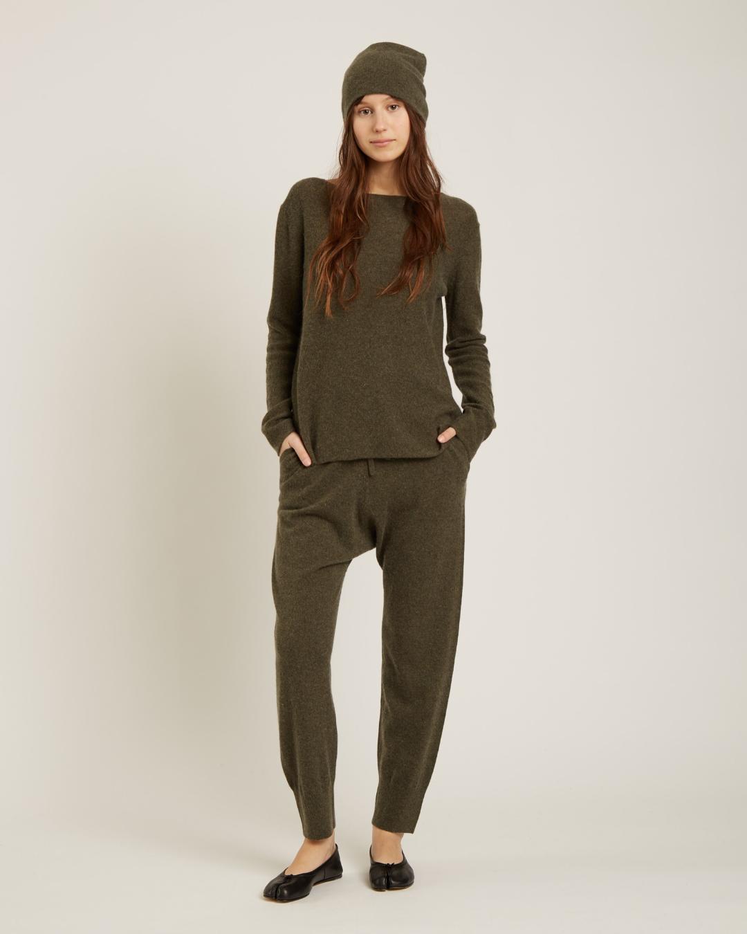 wool sweater in green