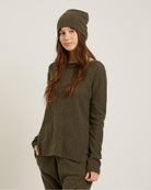 wool sweater in green