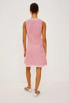mini dress in red check