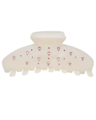 white claw clip with pink jewels