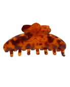 tortoise clip with flower design