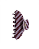 Big Effing Claw Clip in Mulberry Stripe