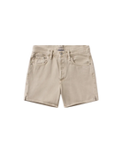 beige denim shorts