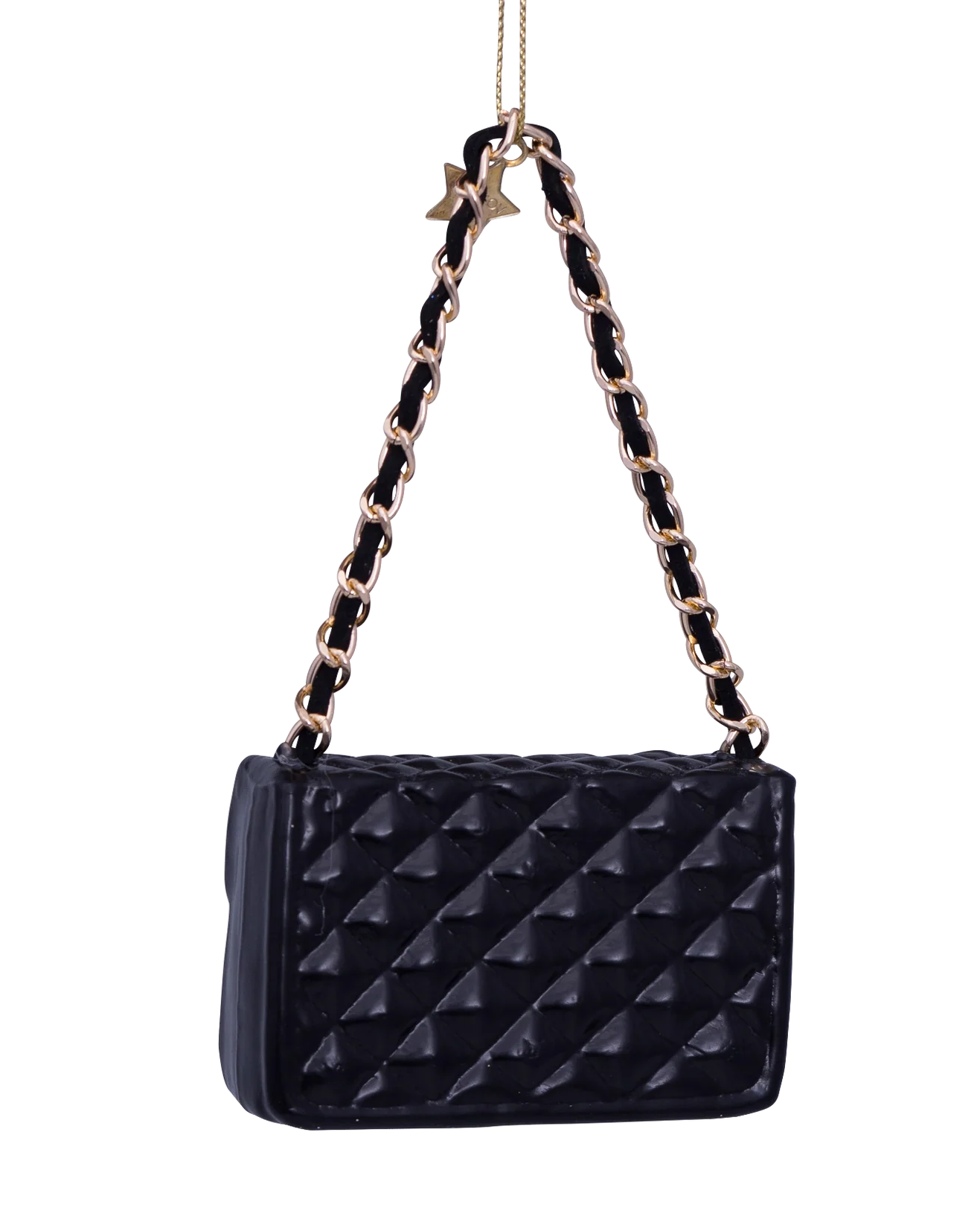 black purse ornament