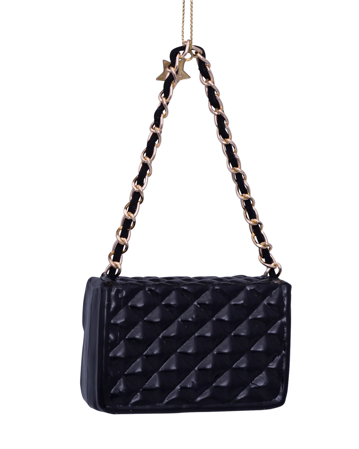 black purse ornament
