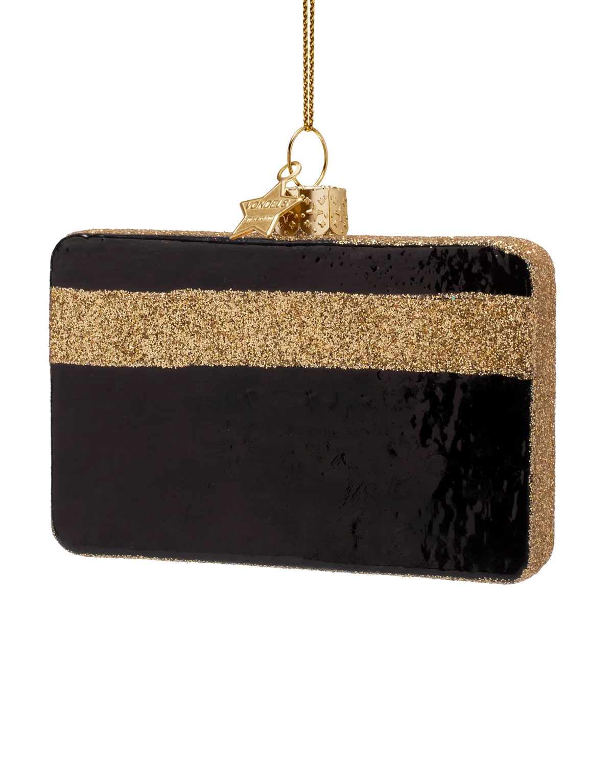 black credit card ornament