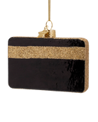 black credit card ornament