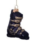 black ski boot ornament