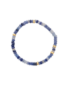 blue beaded bracelet