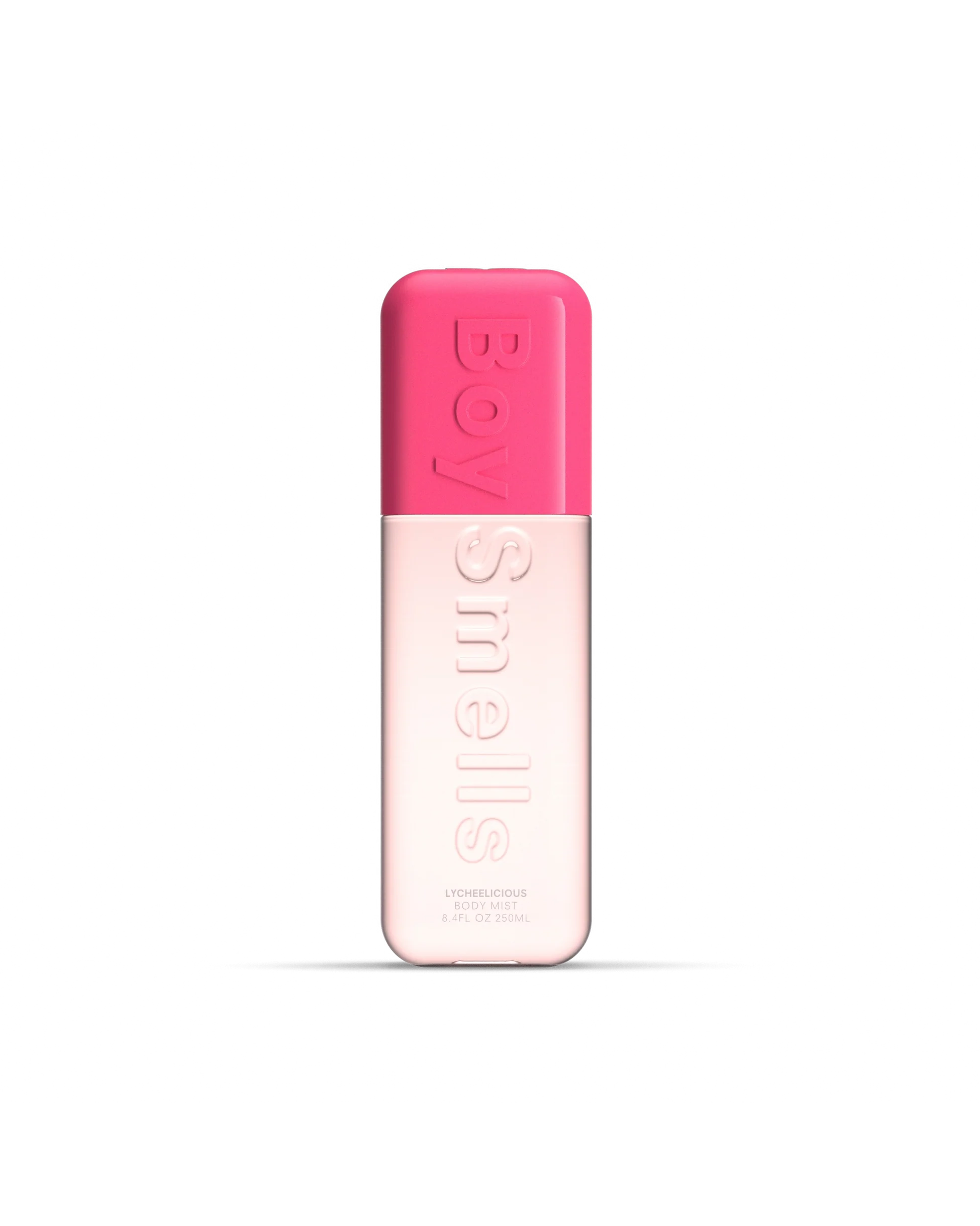 body mist in a pink container