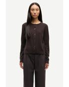 brown cashmere cardigan