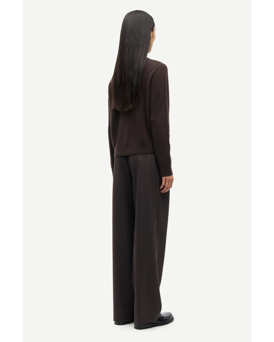 brown cashmere cardigan