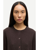 brown cashmere cardigan