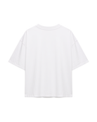 oversized short sleeve boxy t-shirt in white