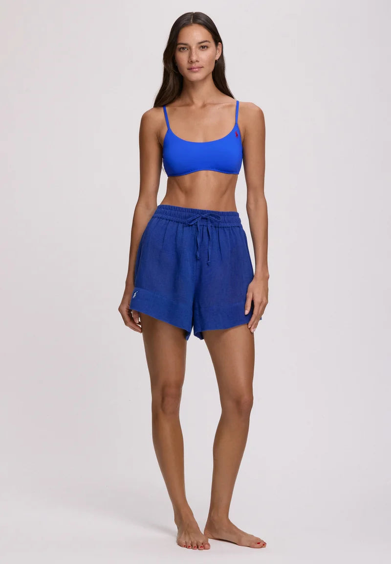 blue cover up shorts