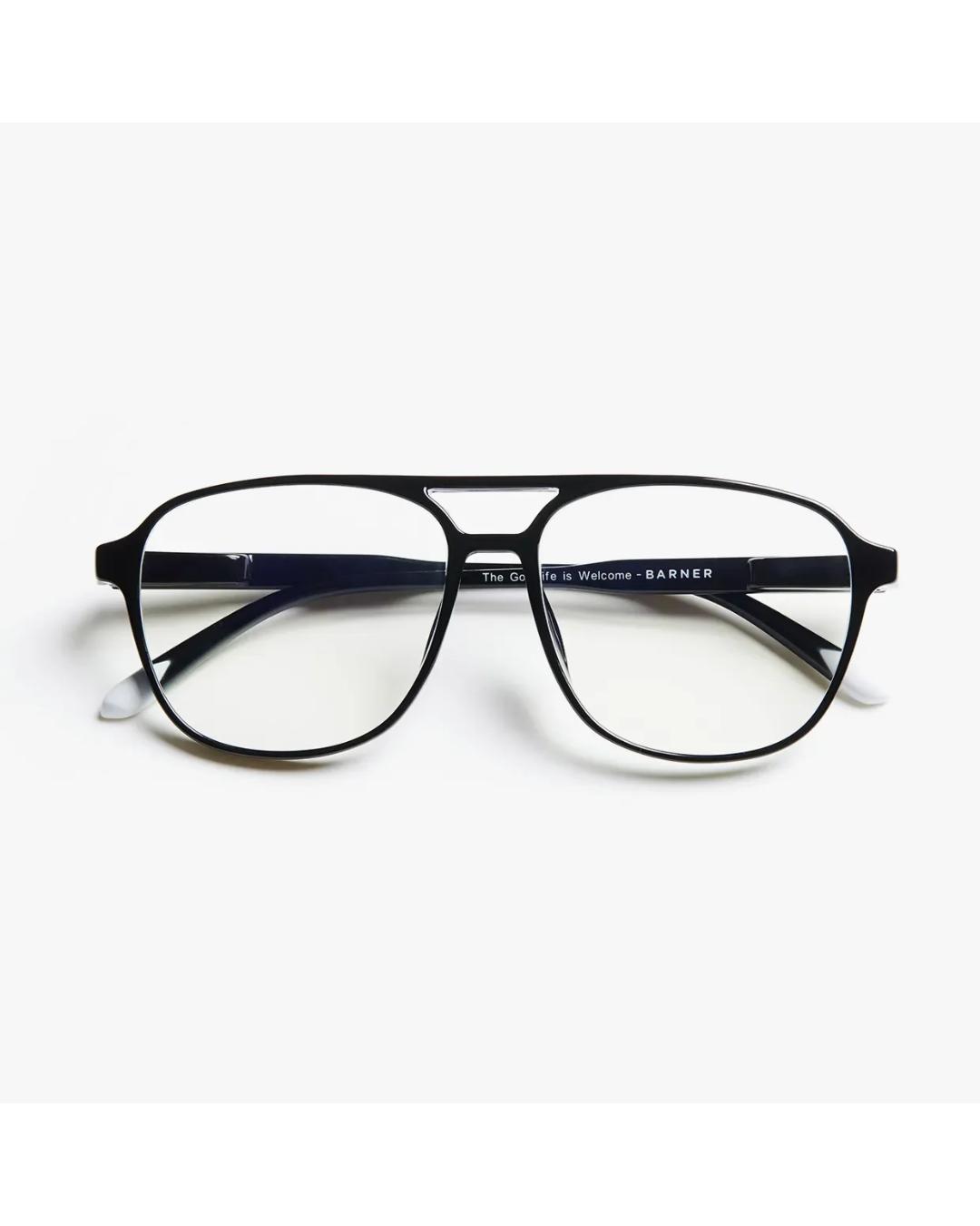 black framed aviator reading glasses