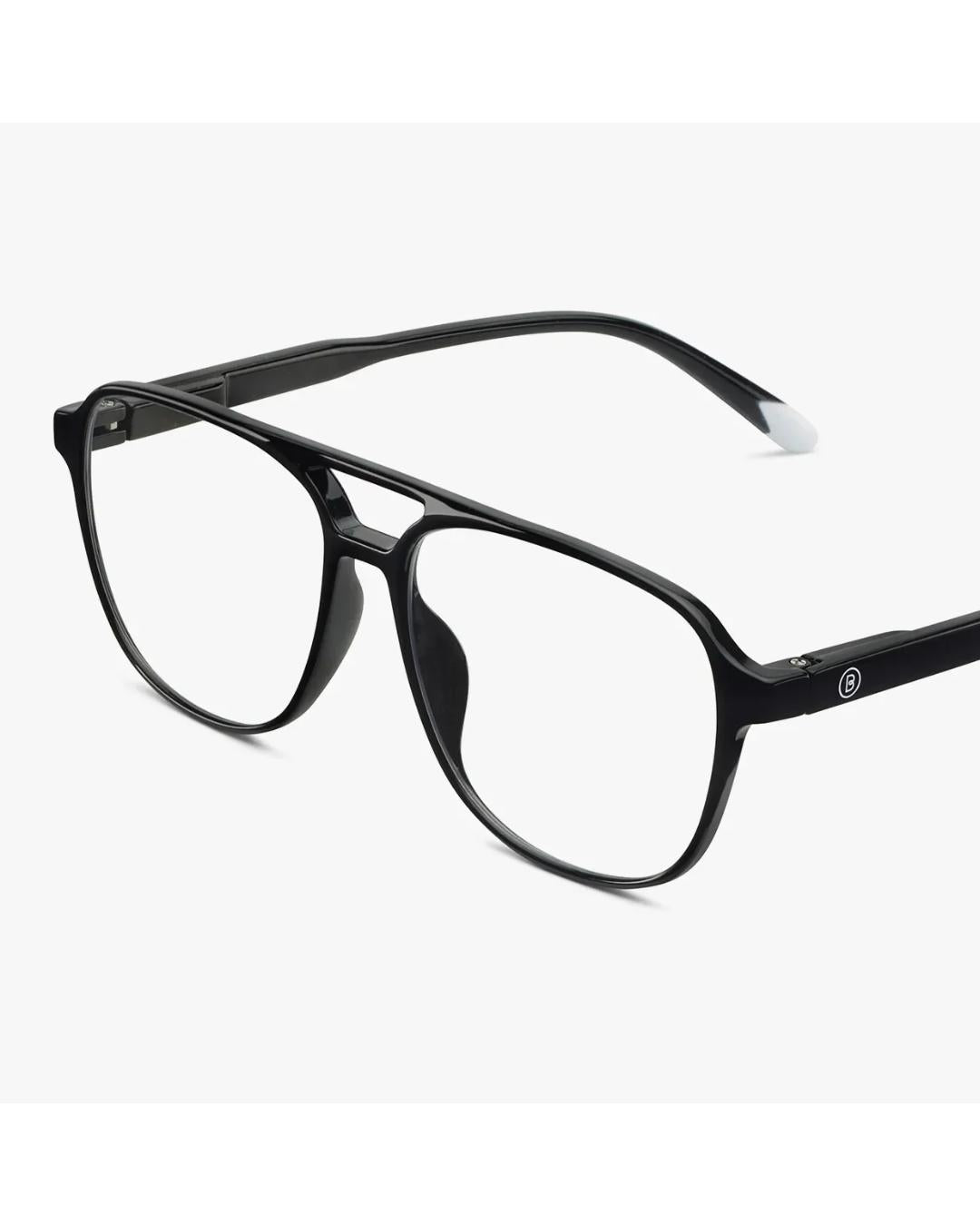 black framed aviator reading glasses