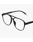 black framed aviator reading glasses