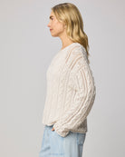 cream cable knit sweater