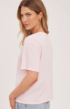 t-shirt in light pink