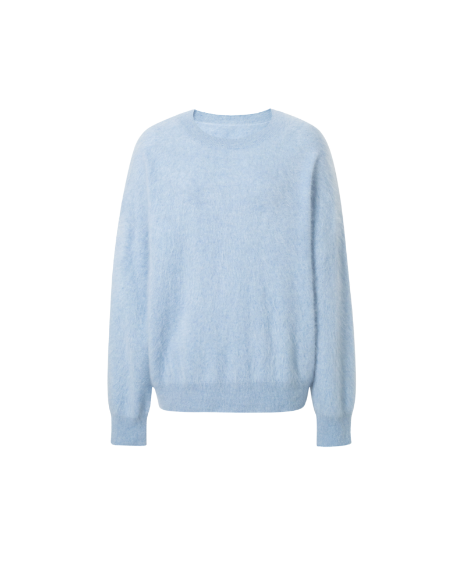 long sleeve light blue sweater