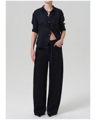 linen drawstring baggy pant