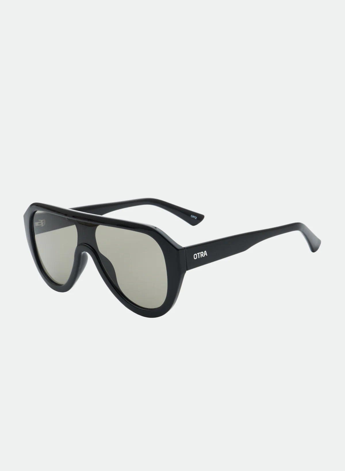 chunky black aviator sunglasses