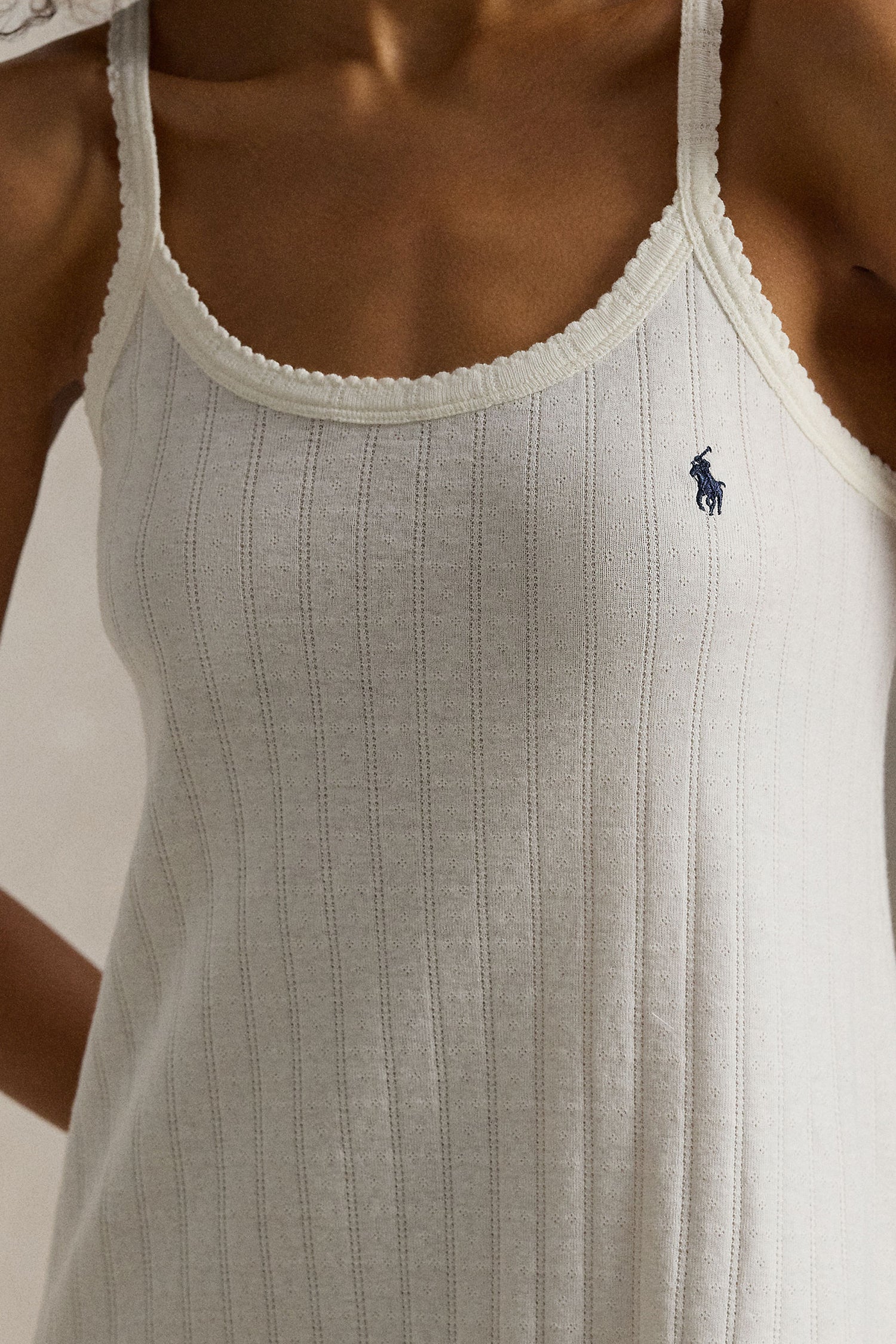 mini cami slip dress in cream