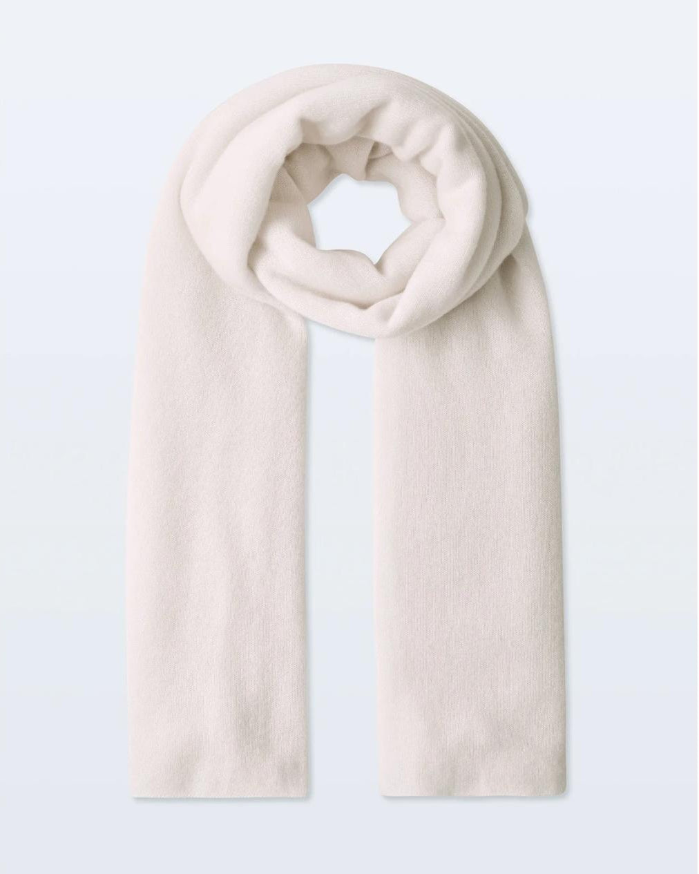 white cashmere scarf