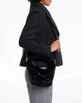 Cheryl Faux Fur Crossbody Bag | Black